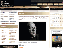 Tablet Screenshot of krakow.zaprasza.net