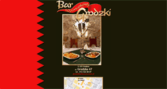 Desktop Screenshot of grodzkibar.zaprasza.net
